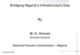 Financing Nigeria's Indigenous Oil Industry