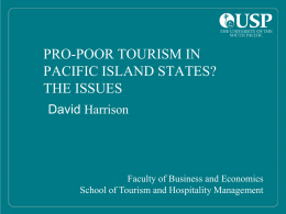 12 Pro-Poor Tourism in Pacific Island States? The Issues
