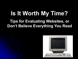 How To Tell If You Are Looking At A Great Website