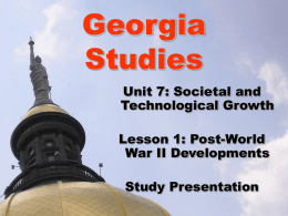 Georgia and the American Experience