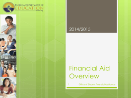 Financial Aid Overview - Marion County Public Schools