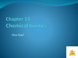 Chapter 14 Kinetics