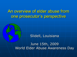 elder abuse victimology – paul greenwood