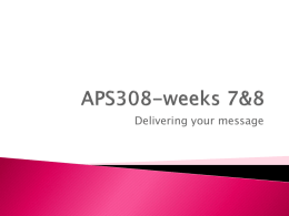 APS308-weeks 7&8