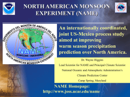 National Weather Service - NCAR Earth Observing Laboratory