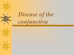 Disease of the cornea