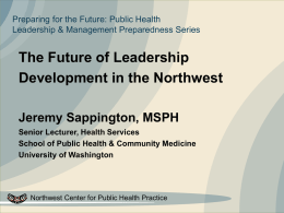 The Future of Leadership Development in the Northwest