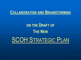 SCOH Strategic Plan - American Association of State
