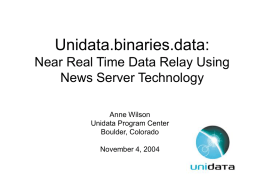 Unidata.binaries.data: Have some data with your coffee?
