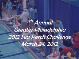 Greater Philadelphia Sea Perch Challenge