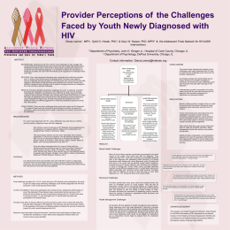 Provider perceptions of the challenges faced by youth