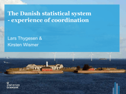 The Danish statistical system