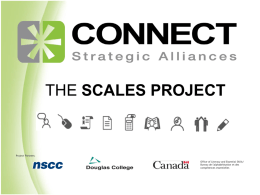 The SCALES Project