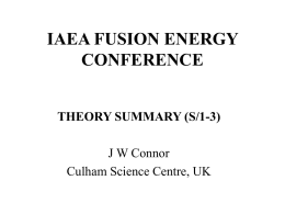 IAEA Fusion Energy Conference