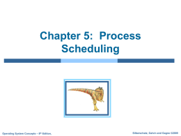 Module 6: CPU Scheduling - National Tsing Hua University