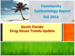 South Florida Epidemiology