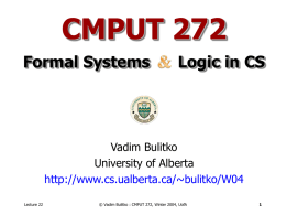 CMPUT 650: Learning To Make Decisions