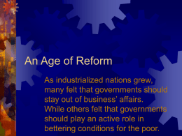 An Age of Reform