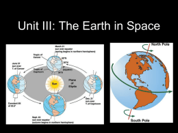 THE EARTH IN SPACE - Bath Central School District