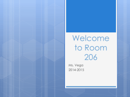 Welcome to Room 201 - Coonley Elementary School