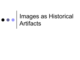 Images as Historical Artifacts