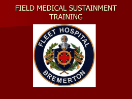 FIELD MEDICAL SUSTAINMENT TRAINING - NH-TEMS