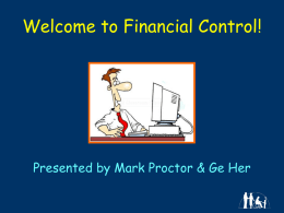 Financial Control