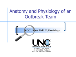 Overview of Outbreak Investigations