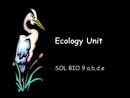 Ecology Unit