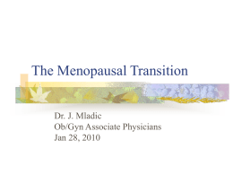 The Menopausal Patient - DMC Huron Valley