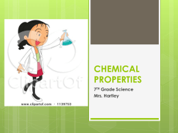 CHEMICAL PROPERTIES