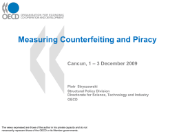 OECD Counterfeiting & Piracy Project