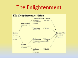 The Enlightenment - Stephen Hicks, Ph.D. | Philosopher