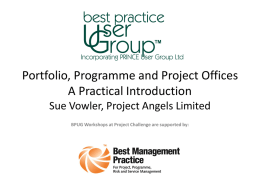 The New OGC Guidance P3O – Portfolio, Programme and