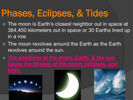 Phases, Eclipses, & Tides - Woodland Park School District