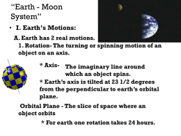 Earth - Moon System”