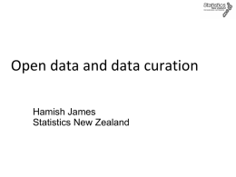 Open data and data curation