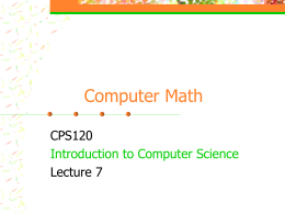 Introduction to Computer Science1