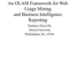 An OLAM Framework for Web Usage Mining and Business
