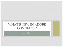 What's New in Adobe Connect 8?