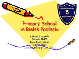 Primary School in Bielsk Podlaski