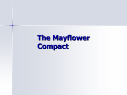 The Mayflower Compact - An Online Resource Guide for