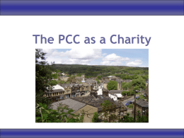 PCC Guide to registration with the Charity Commission