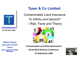 Tyser UK Limited - Brownfield Briefing
