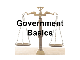 Government Basics