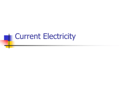 Current Electricity - Petoskey High School