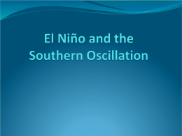 El Nino readings