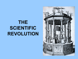 THE SCIENTIFIC REVOLUTION