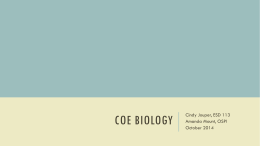 COE Biology