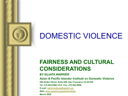 DOMESTIC VIOLENCE - Home | Asian Pacific Islander